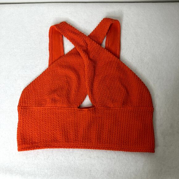 Urban Outfitters Orange Cross Cutout Crop Top - Picture 4 of 8